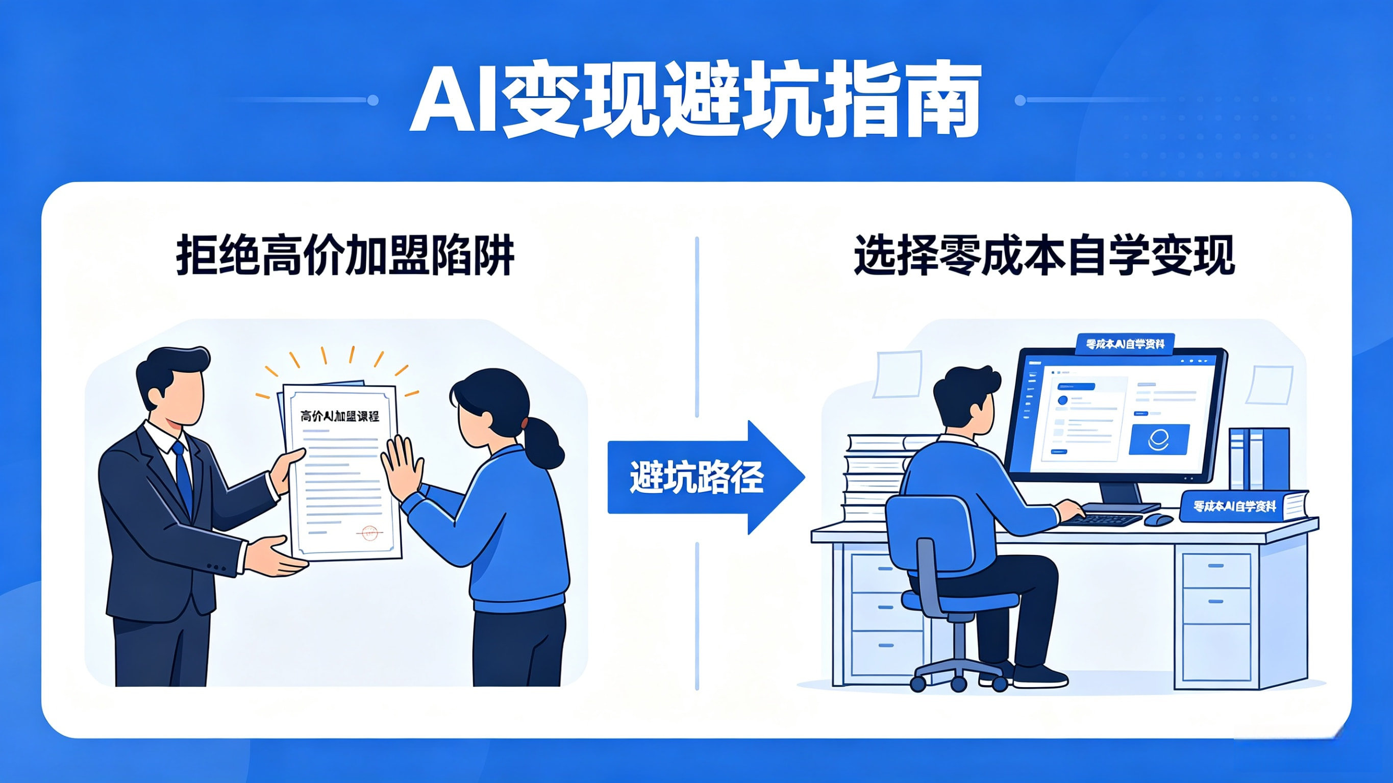 AI 变现全网避坑指南：远离陷阱，少走 90% 弯路.webp