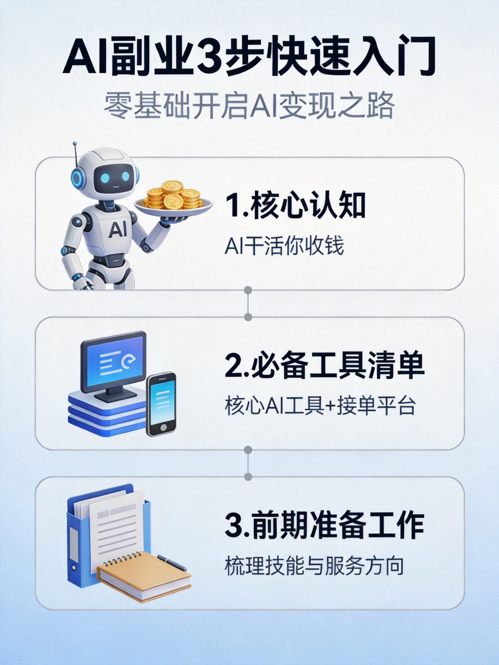 AI 副业前期准备：3 步快速入门.WEBP