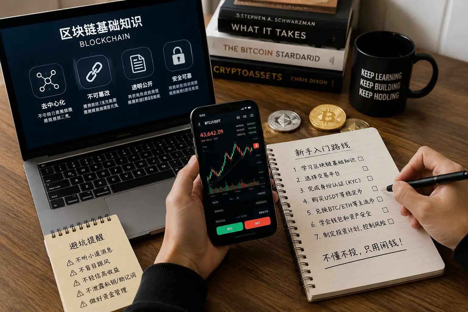 数字货币新手学习买币流程与避坑指南配图.webp